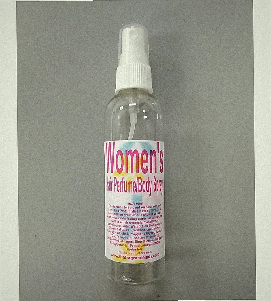 2 Oz Banana Cream Hair Perfume & Body Spray Perfume Fragrance Womens