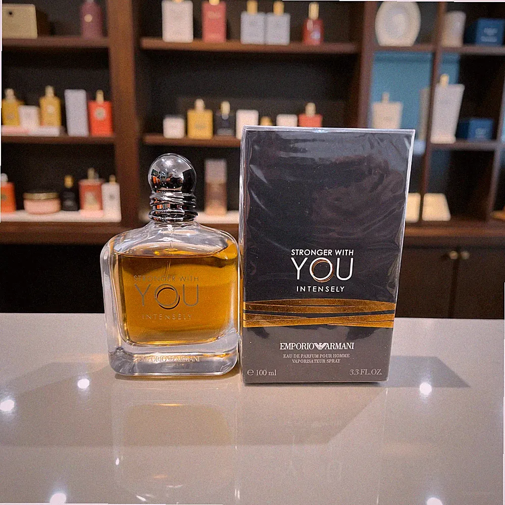 Armani Stronger With You Intensely cologne Men Eua De Parfum 3.4oz New In Box